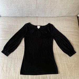 9-H15 STCL (Anthropologie) Top with Key Hole Detail